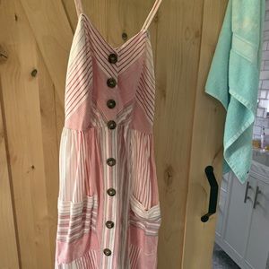 Mid calf length dress